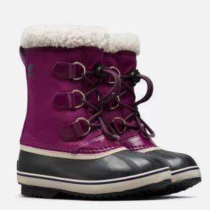 Little Kids size 11 Sorel Yoot Pac Snow Boot in plum